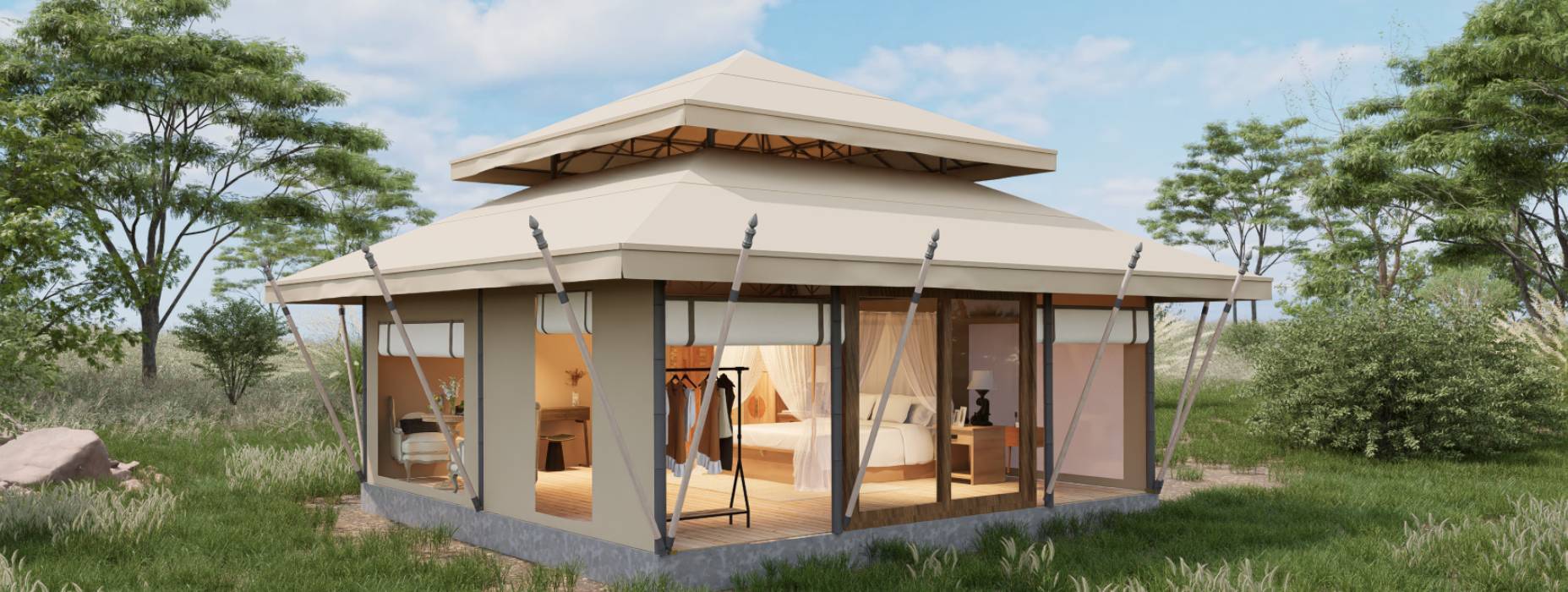 南江县户外野奢帐篷